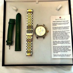 Michele Two-tone Women’s Watch